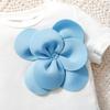Mädchen Baby Rockanzug 9M-4J Sommermode Mädchen Dreidimensionale Blumen Kurzarm + Schleife Tutu Rock Anzug