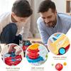Material Engineeer Forklift Transport Game Brain-Boosting Construction Toy With Truck, Stacking   Matching Skills