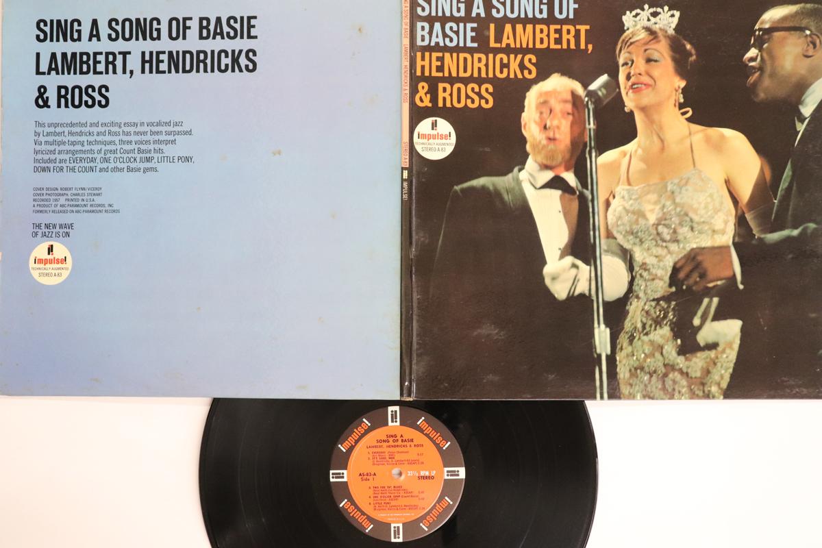 

LP Record LAMBERT HENDRICKS ROSS Sing A Song Of Basie AS83 Impulse 1965 US Jazz Used