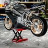 Motorcycle Lift 500 Kg Load Bearing Motorcycle Lifting Platform 100 370 Mm Height Adjustable