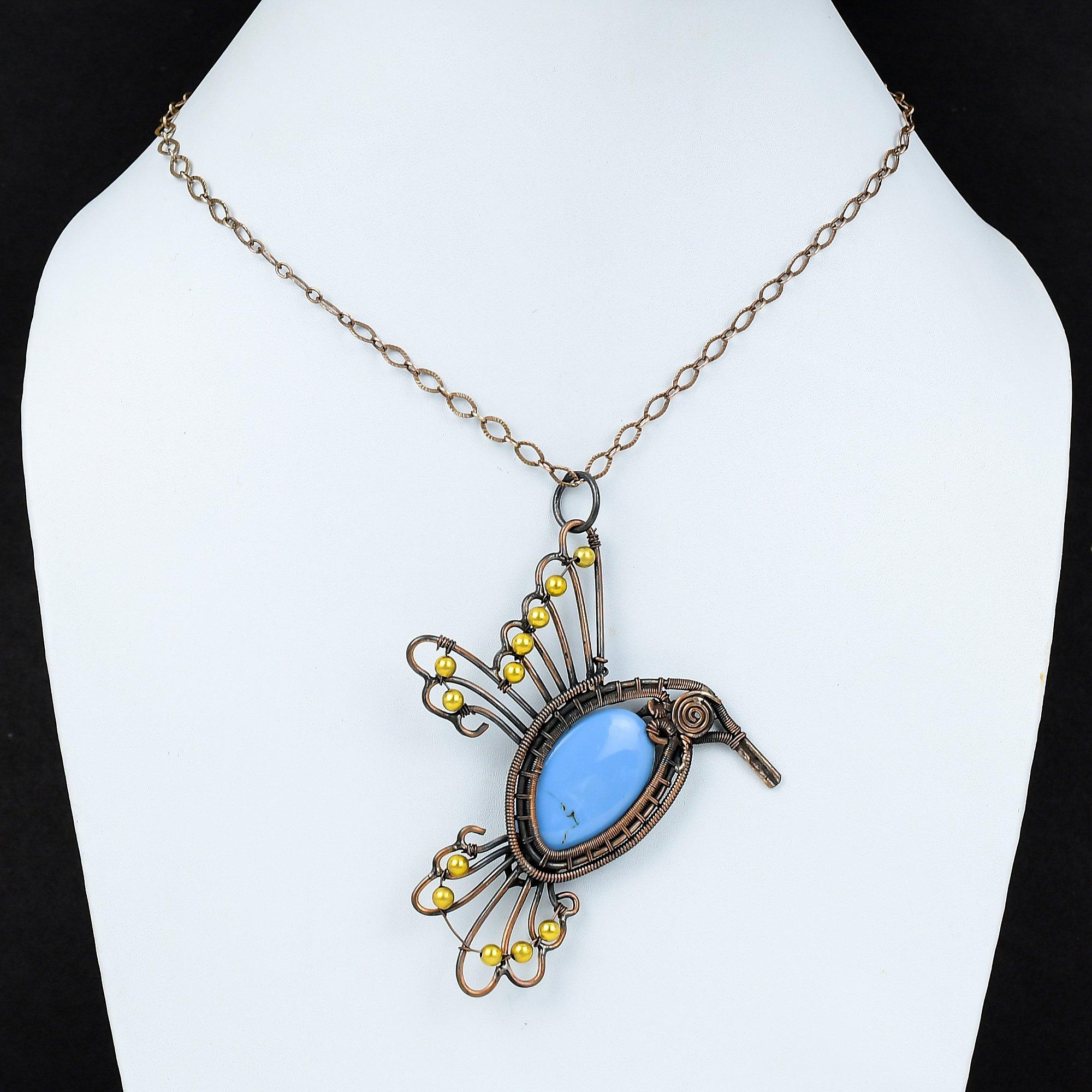 Кулон с голубым опалом Оуайхи — фото 5