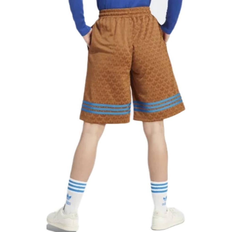 (WMNS) adidas originals Adicolor 70s BB Monogram Shorts 'Brown Desert' Damen IK7859