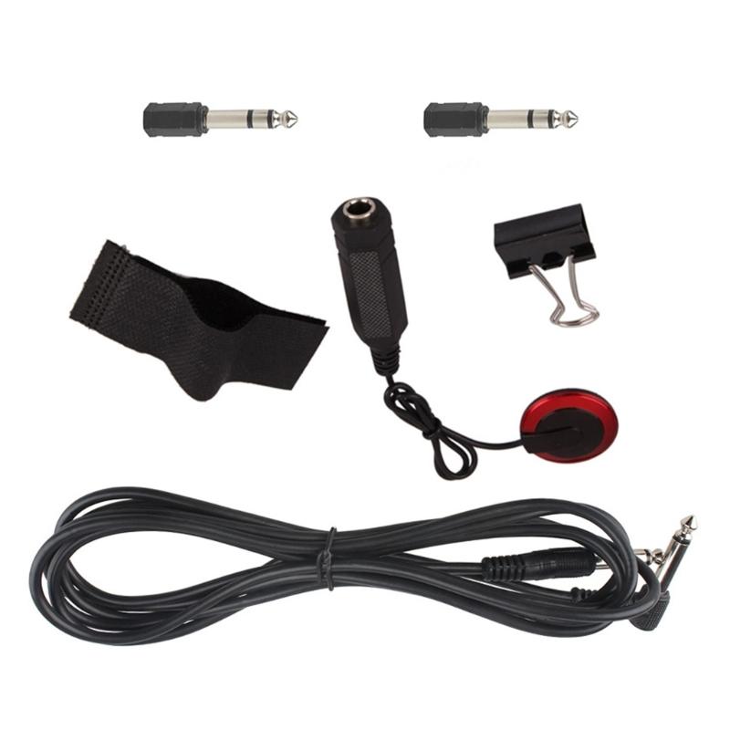6.35mm Guitar Pickup Piezo Stable Contact Self Adhesive Microphone Pickup For Guitar Bass Violin Banjo Mandolin Ukulele