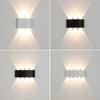 Luminária de Parede LED 2W 4W 6W 8W 10W AC 85-265V Impermeável IP66 Alto Brilho Lâmpada Decorativa para Jardim Interna e Externa
