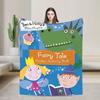 Ben And Holly'S Little Kingdom Blanket  Plush Awesome Warm Throw Blanket For Bedspread Textile Decor