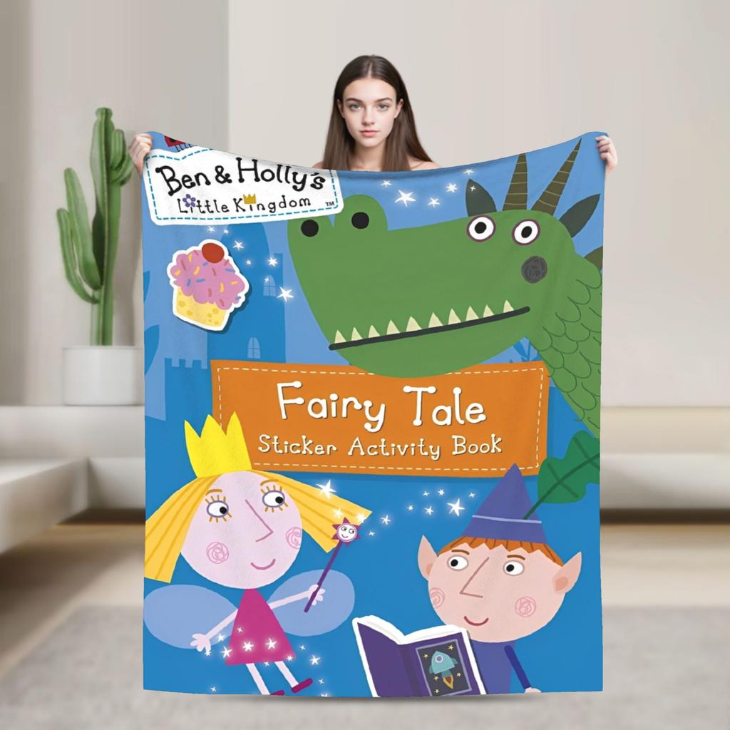 Ben And Holly'S Little Kingdom Blanket Plush Awesome Warm Throw Blanket For Bedspread Textile Decor