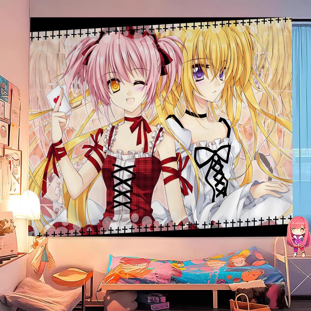 Classic Japanese Anime S-Shugo C-Chara Printed Large Wall Tapestry Hanging Tarot Hippie Wall Rugs Dorm Home Decor