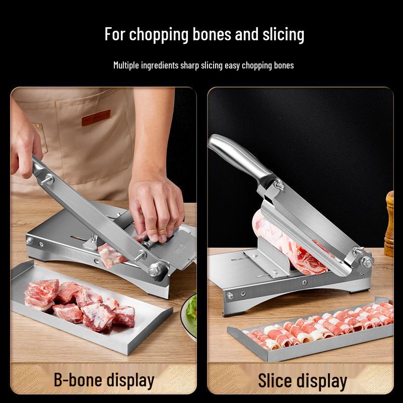 Stainless Steel Multifunctional Meat Slicer for Frozen Beef & Mutton