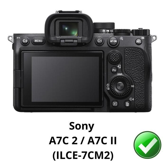 Screen Protector for Sony A7C 2-A7C2-A7C II-A7CII [Pack 3] Ultra-Thin Resistant Protective Plastic Film Phonillico