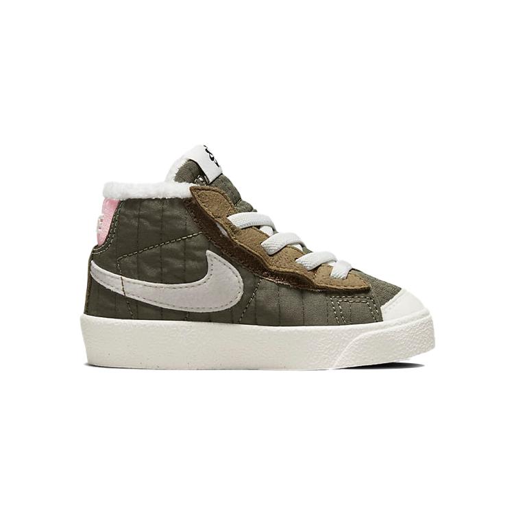 New Nike Blazer '77 Mid Top Toddler Shoes Green Brown Infant And Toddler DO5218-331