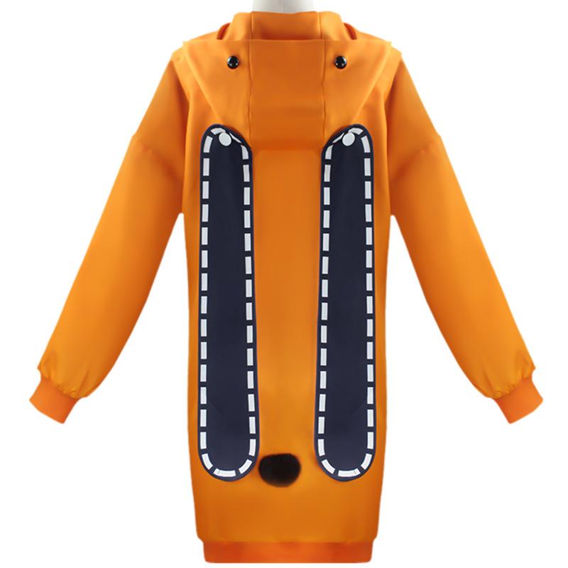 Rune Yomozuki Runa Women Orange Hoodie Zip Jacket Cosplay Costume Anime Kakegurui Compulsive Gambler  Coat