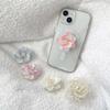 Three-Dimensional Flower Mobile Phone Airbag Bracket Xiaoqing Fresh Air Back Sticker Retractable Desktop Air Cushion Support Frame