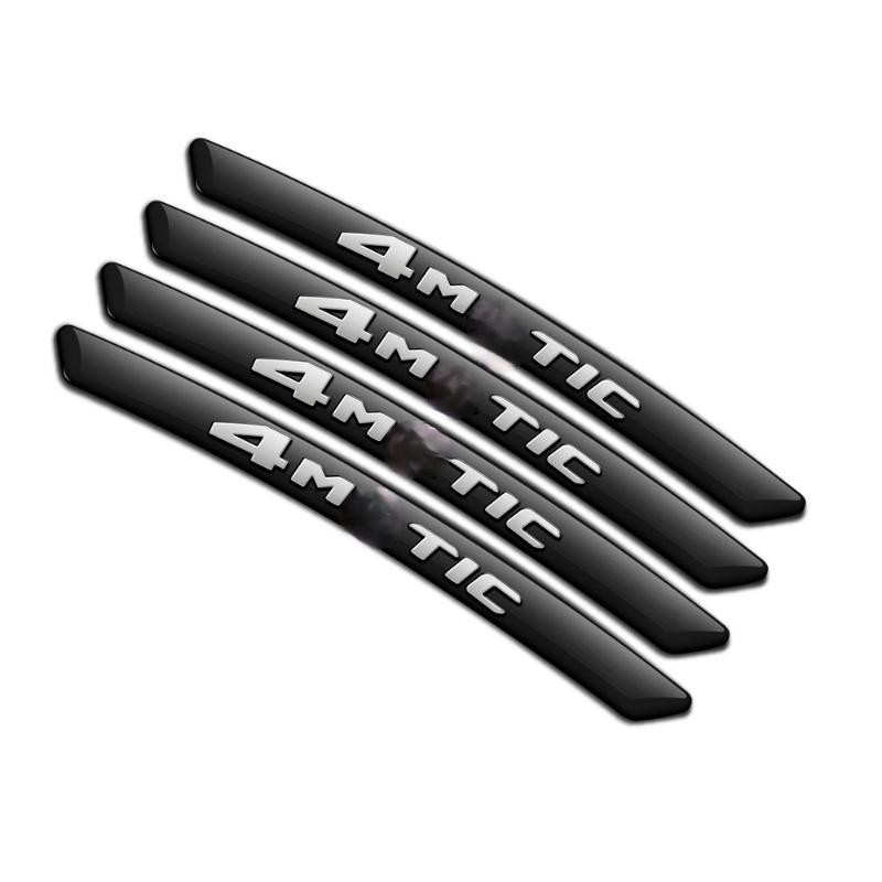 4pcs Emblem 4 MATIC Car Wheel Rims Sticker for W212 W221 W220 W213 W205 W210 W204 W202 W124 W176 W463 GLS GLC