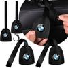 Leather Car Seat Back Hooks Portable Hanging Bag Rack for M E30 E34 E36 E39 E46 F10 F13 M Performance X1 F48 X3 X4 X5