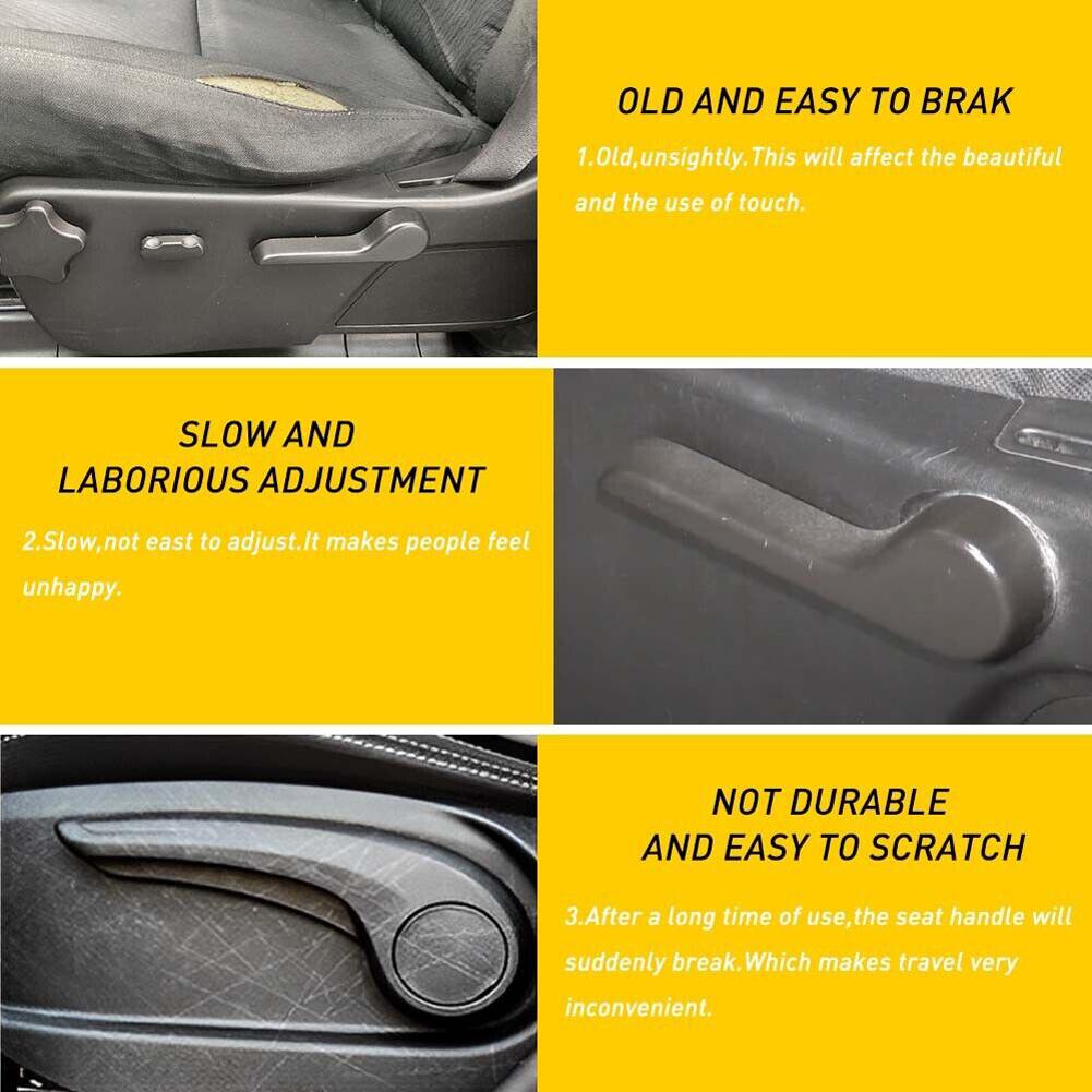 1 Pair Seat Adjusting Lever Pull Handle Right & Left Front Seat Recliner Handle for Chevrolet Suburban 1500 for GMC Sierra Yukon