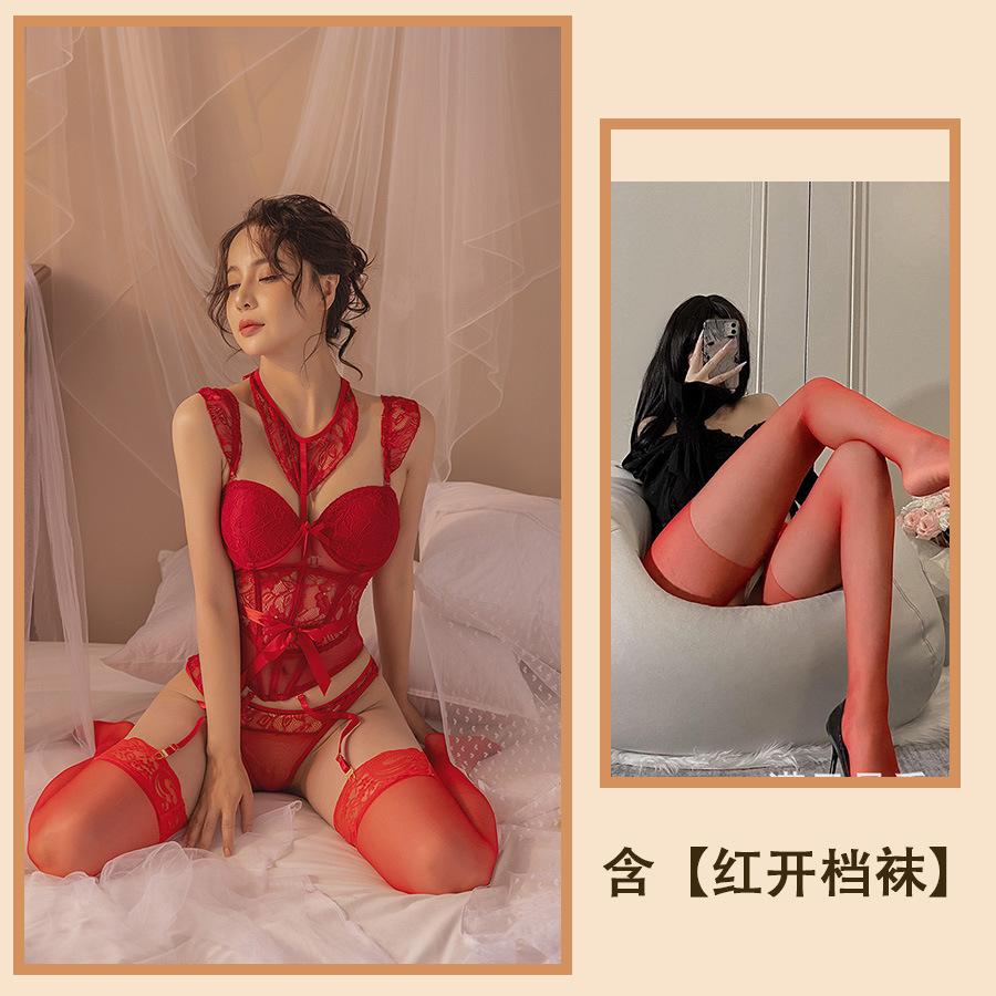 Sex Underwear, Suspenders, Uniform Vest, Women's Chest Pad, Integrated Beautiful Back Tube Top, Hot Temptation Bed Set