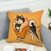 Pillowcase 45*45 Shiba Inu Pillow Cases For Bed Chair Cushion Cover 45X45Cm Fall Decoration Decorative Pillows Lounge Chairs