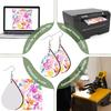 260x Heat Transfer Earring with Earring Hook Jump Ring Ear Plug Holder Card Bag