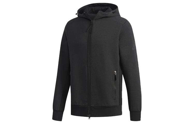 Adidas Jackets Men s Black Hooded Moderate Other DW4590