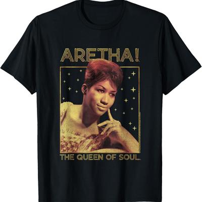Aretha Franklin Porträt einer Königin T-Shirt