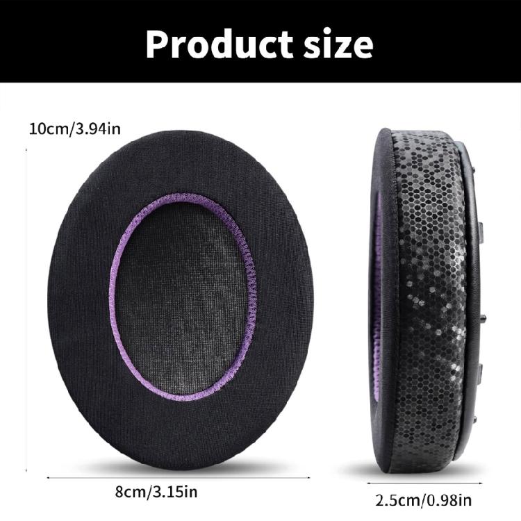 Sweat Absorbing Ear Pad for WHXB910N Headsets Earmuff Breathable Fabric and Ergonomic Ear Cushions Replacements