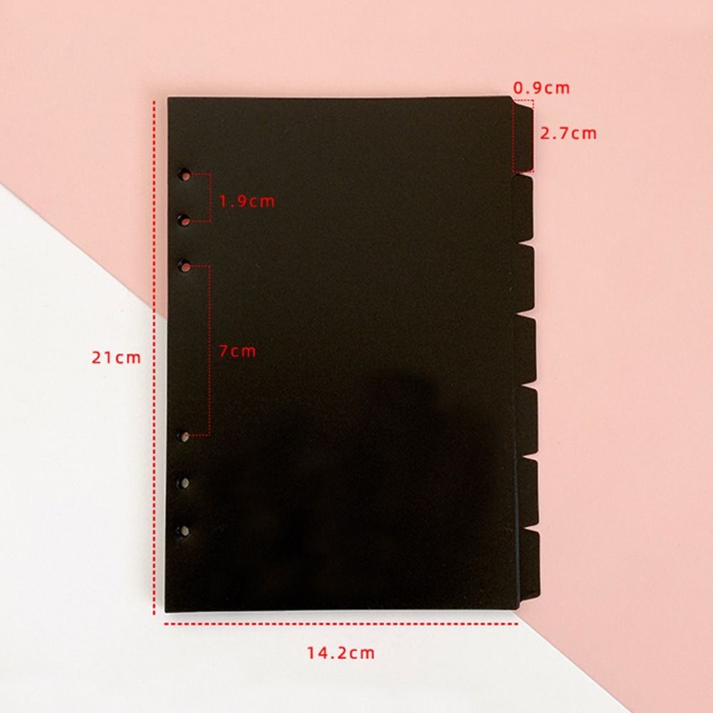 A5 A6 Page Classification Separator Page Notebook Loose-leaf Book Partition Accessories