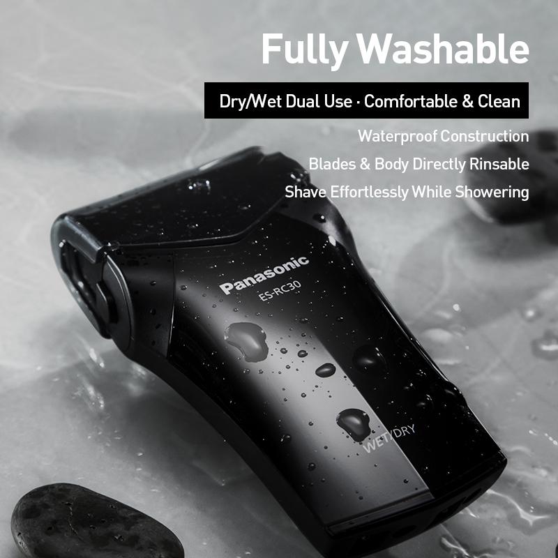 Panasonic Electric Shaver RC30 Japanese Imported Blades Dry/Wet Dual Shaving Fully Washable