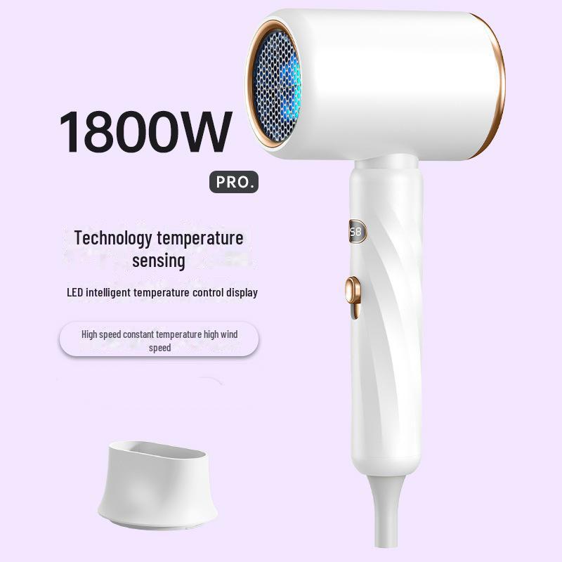 Hochleistungs-Digitalanzeige-Haartrockner mit intelligenter Temperaturregelung und Blaulicht-Ionen-Technologie