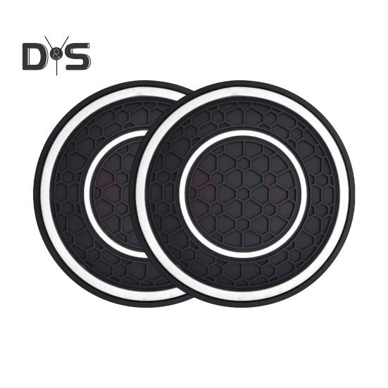 

2 шт. автомобильные подставки под стаканы термостойкие нескользящие водонепроницаемые канавки универсальный держатель для стаканов аксессуары для салона автомобиля белый