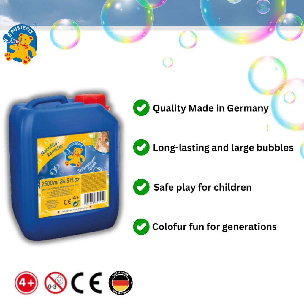 Pustefix Nachfullflasche 2,5 Liter, 1Stuck