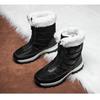 Women's Plus Size Cotton Boots - New Casual Fleece-Lined Thickened Warm Snow Boots - Large Cotton Boots