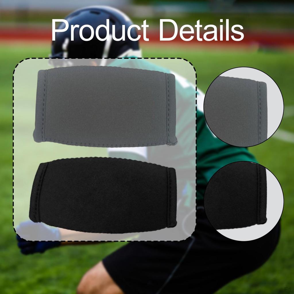2 Pieces Football Chin Strap Covers Jaw Pads Easy to Install Helmet Pad