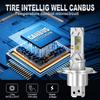 2Pcs 9003 H4 LED Headlight Bulbs High and Low Beam Canbus Fanless Head Light for Car Motorcycle Super Bright Automotive Headlamp Plug&Play 6000K White