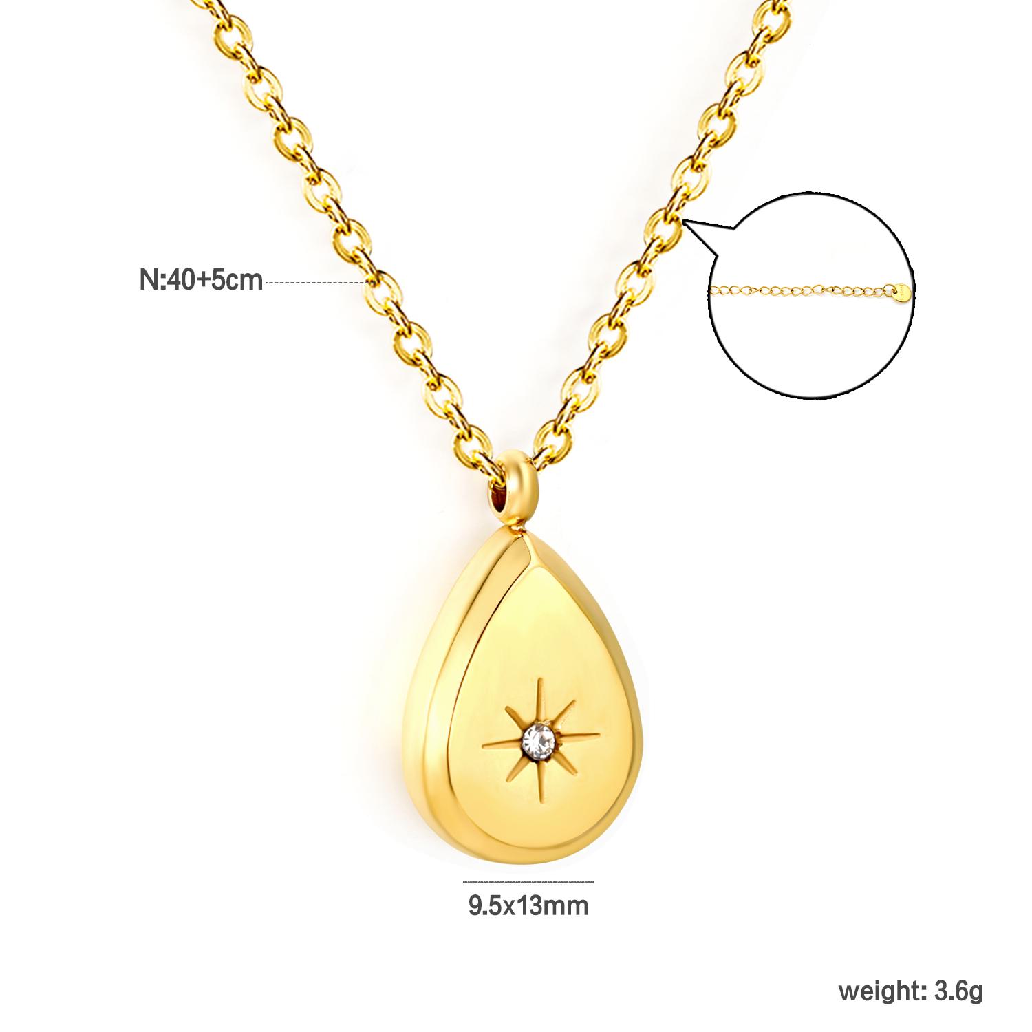 

Stainless Steel Minimalist Hollow Flower Pentagram Multicolor Circle Pendant Necklace Light Luxury Jewelry Fashionable for Girls