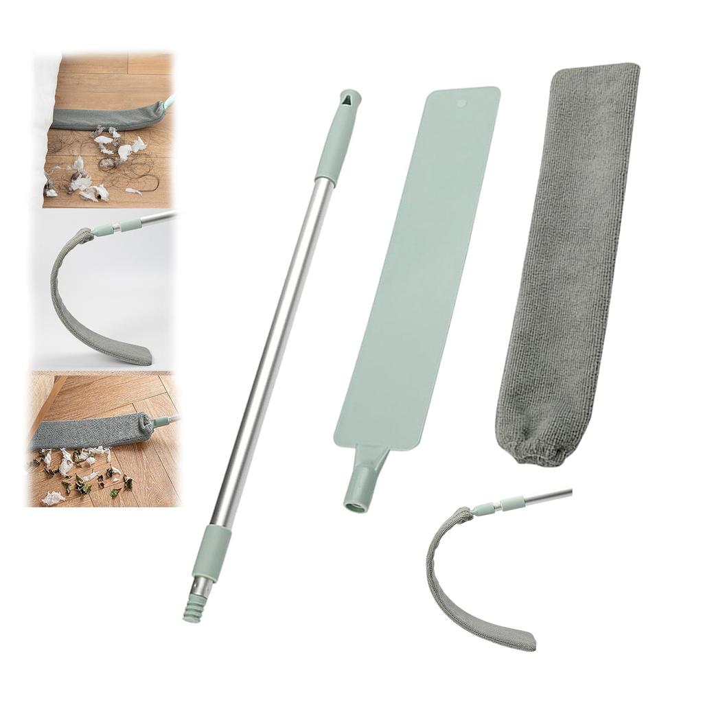 Extendable Microfiber Duster with Bendable Head for Tight Space and Hard to Reach Area