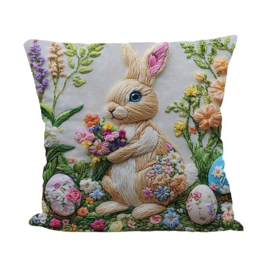 Pillow Cover Squealing Goat Donkey Rabbit Puppy Alpaca Print Cushion Case Sofa Bed Pillowcase Bedroom Dorm Home Decor