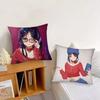 Anime Sleeping Mita Pillow Case Square Pillow Bedroom Sofa Leisure Comfort Cushion Car Living Room Home Decoration 40X40