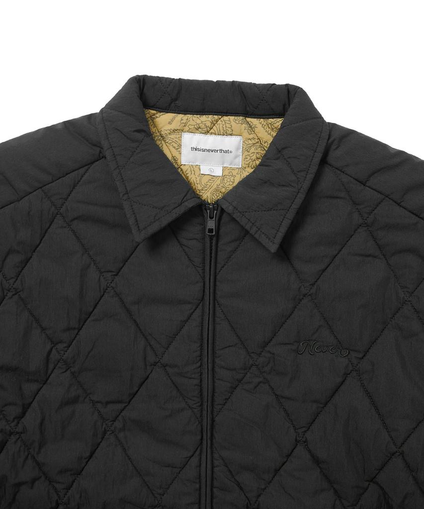 Thisisneverthat Quilted Jacket Black