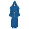 Halloween Cosplay Antikes Kostüm Mittelalterliche Mönchskutte Zaubererkostüm Priesterkostüm Set Rollenspiel