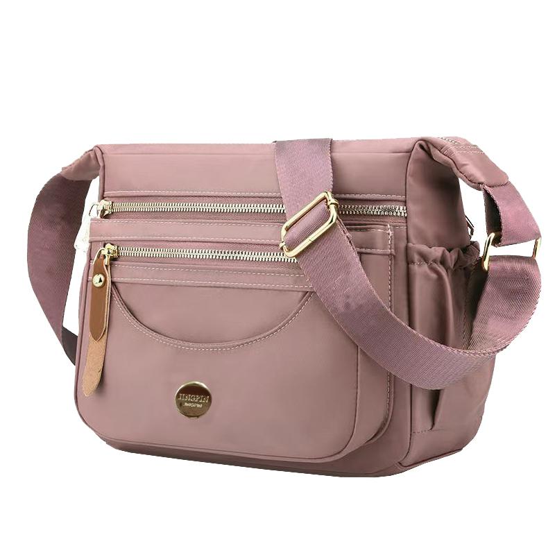 Practical Multi-pocket Women's Crossbody Bag for Daily Outings Stylish Multi- Lightweight Versatile Casual Nylon Bag