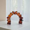 Creative Geometric Glass Arch Irregular Pipe Semi-circular Glass Handicrafts Decorative Figurines Home Decoration Accessories