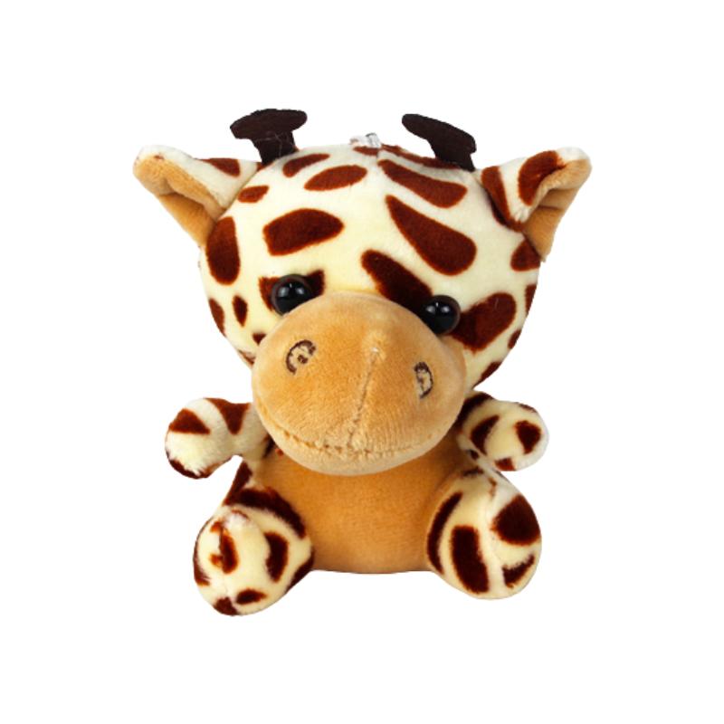 

Лесные животные Мультяшные плюшевые куклы Детский лев Зебра Мягкие игрушки Подвеска Брелок Deer