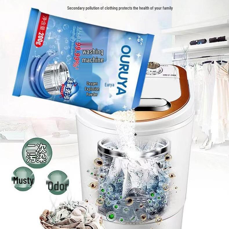 High-Efficiency Washing Machine Tub Cleaner: Powerful Descaling and Sterilization Oxygen Powder