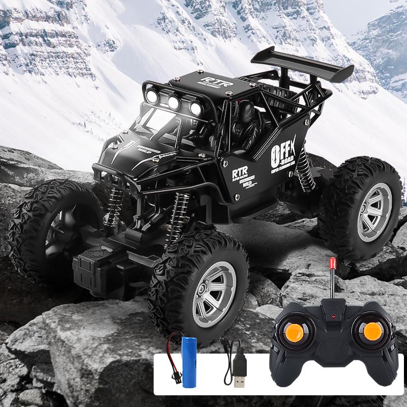 

Rc Car Off Road Wireless Remote Control 1:20 Alloy Climbing Car Lights Children Four-way Climbing Car Toy Model