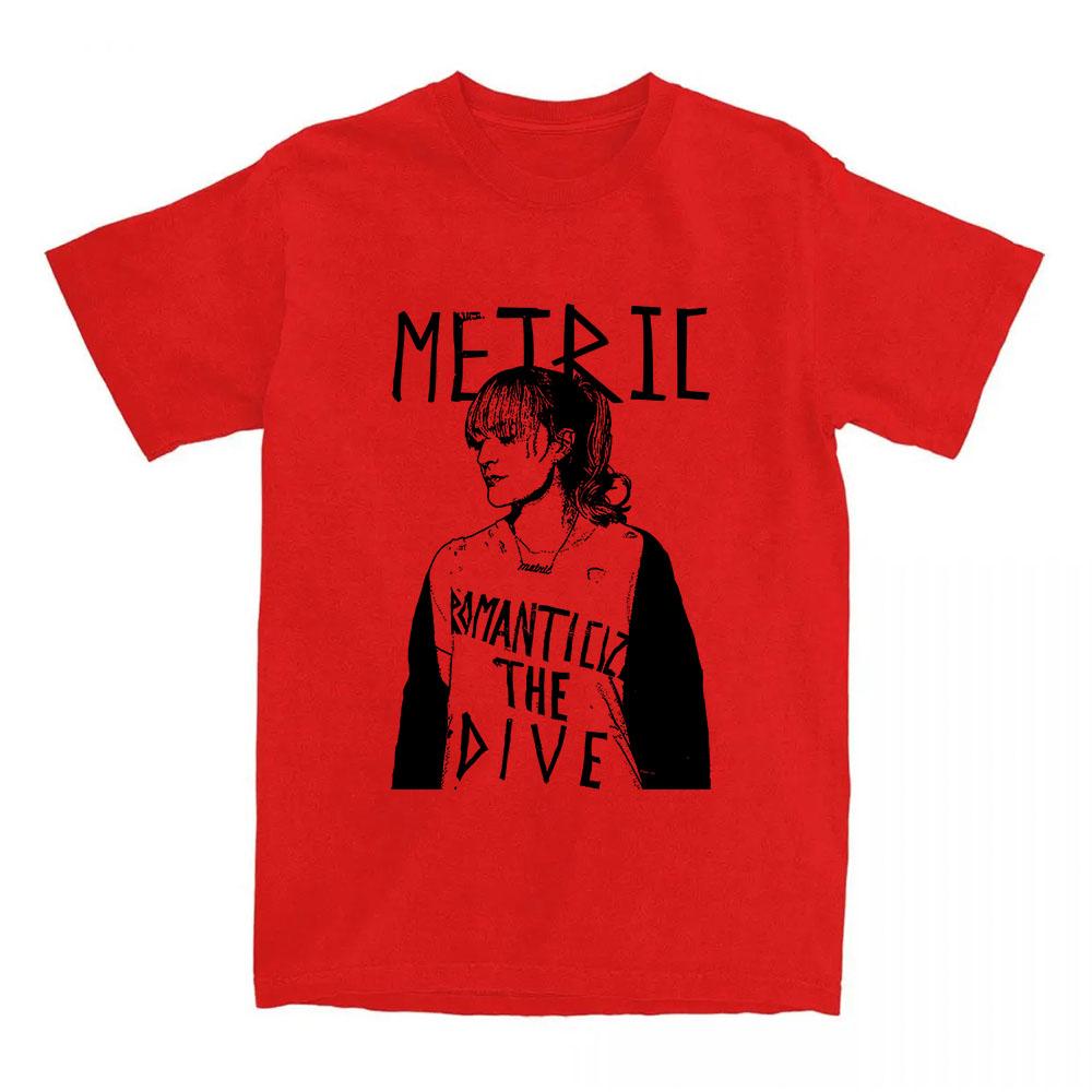 METRIC Romantisiere Den Tauchgang T-Shirts Unisex Streetwear Baumwolle Kurzarm Sommer Mode T-Shirt Lässig Damen Herren T-Shirts