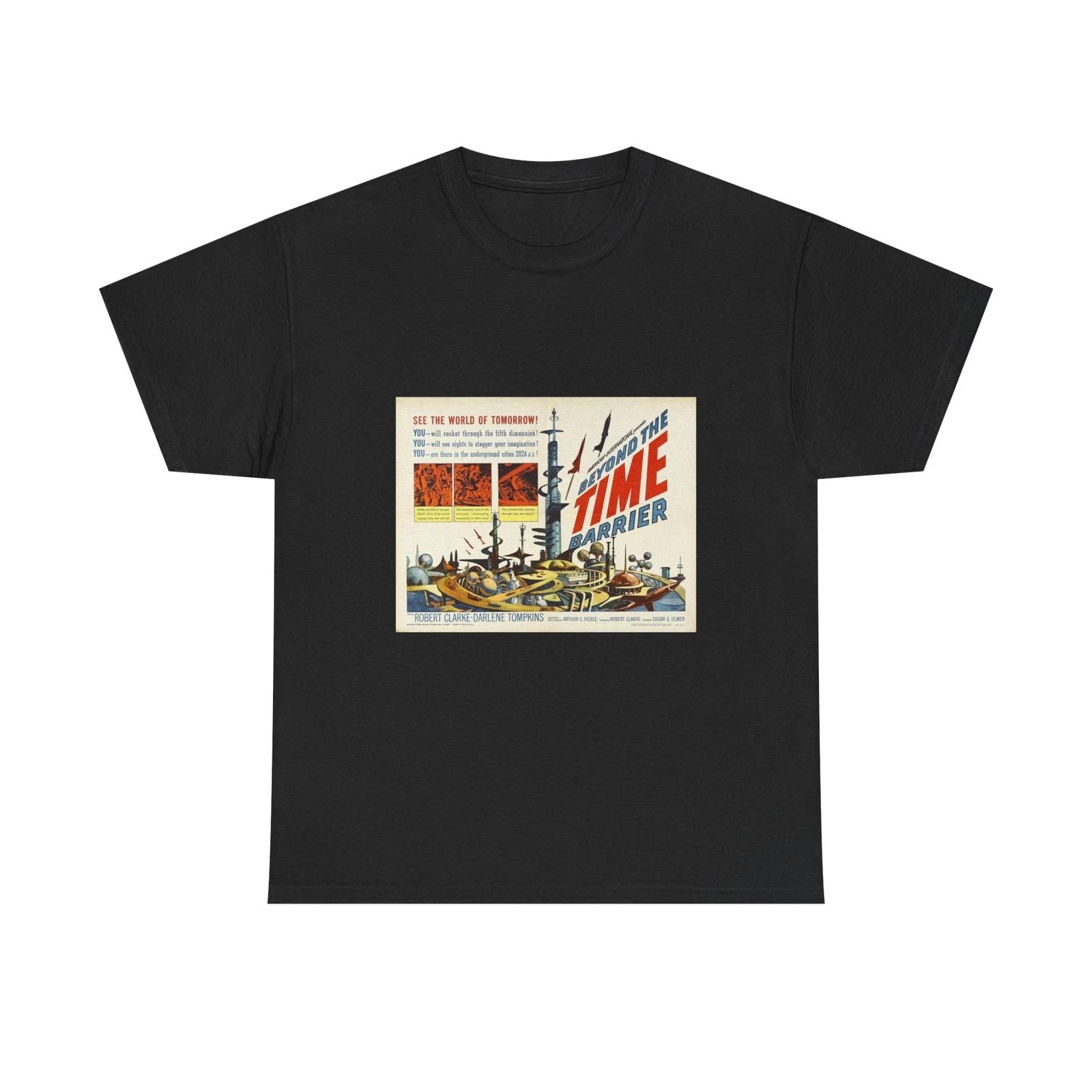 Beyond the Time Barrier (1960) Vintage Retro Sci-fi Movie Poster kids boys kids boys kids boys kids boys kids boys T-shirt 130