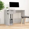 VidaXL Desk Concrete Grey 100x50x75 Cm Engineered Wood 811497