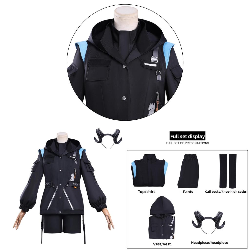 Arknights Togawa Sakiko Cosplay Costume With Soft Fabric For Anime Role Play