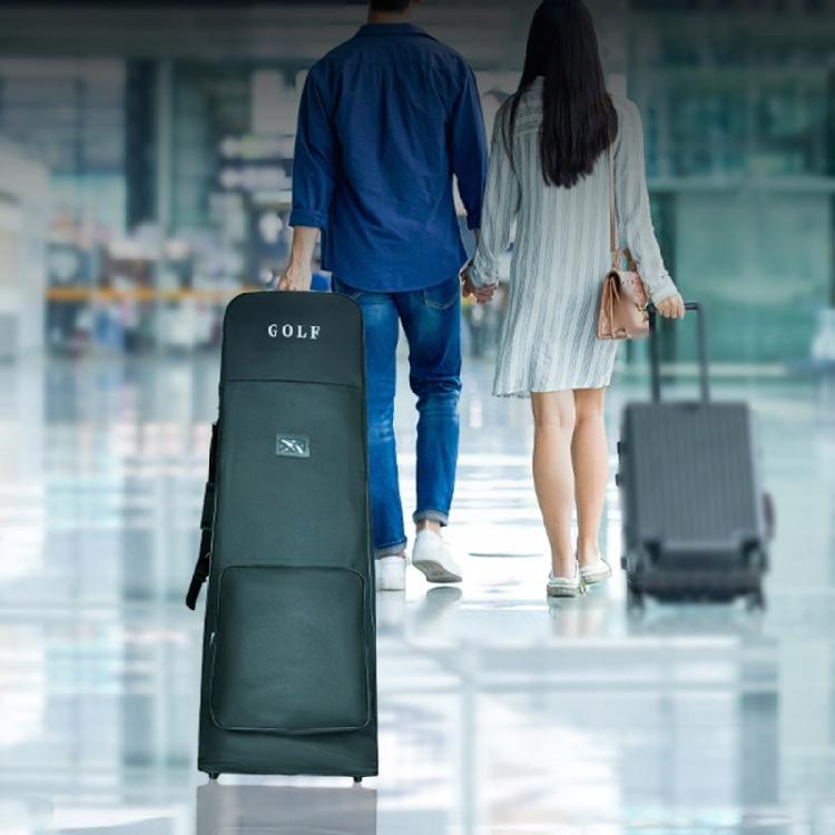 Golf Reisebag Schutzleichte Tragetasche Faltbarer Reißverschluss Golfschläger Tasche für Spieler Indoor Golfer Langlebig