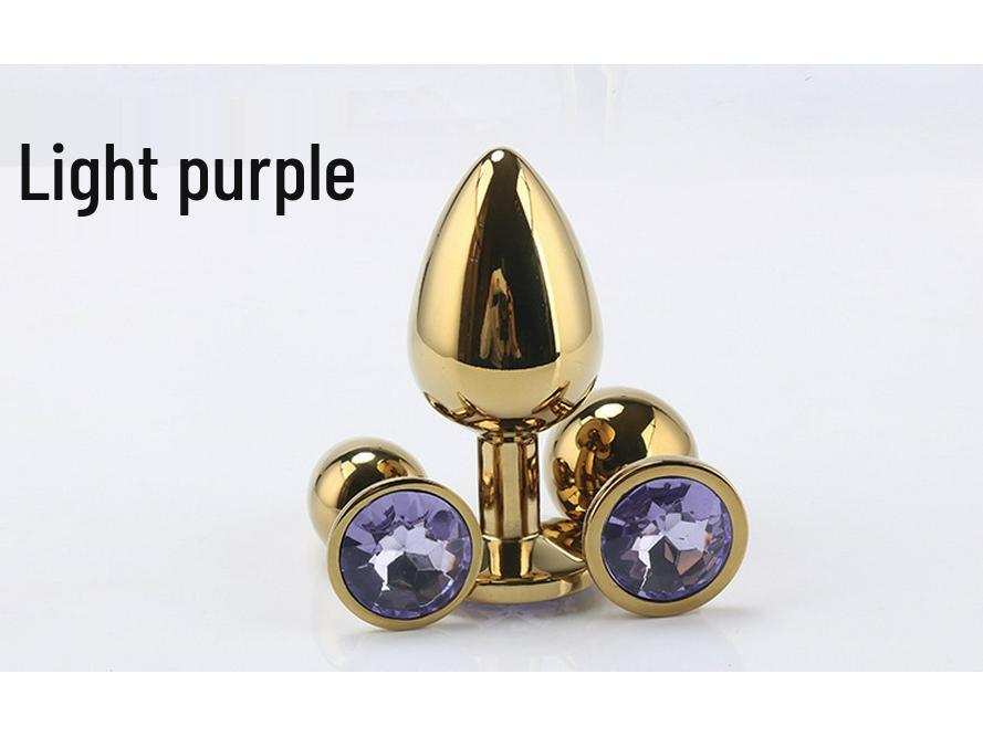 Diamond-Studded Metal Butt Plug for G-Spot Pleasure
